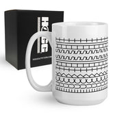 Hogg Fuck This Shit Mug closeup highlighting bold typography and ceramic finish.