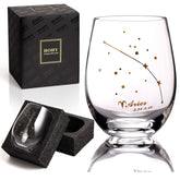HOHY Aries Zodiac wine glass with constellation motif for refined sipping