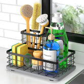 HOKEMOM large sponge holder on the counter keeps kitchen clutter under control.