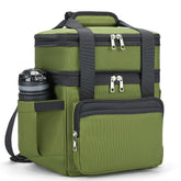 Holuxer insulated lunch bag with front pocket for daily meals and style