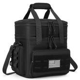 Holuxer Tactical Lunch Bag front view shows sturdy exterior for daily commuting.