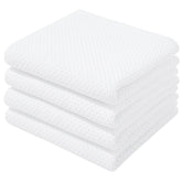Homaxy 100% cotton waffle towel close-up highlighting absorbent texture