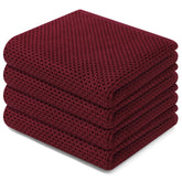 Homaxy 100% cotton waffle weave dishcloths show a soft, durable texture for daily use.