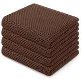 Homaxy cotton waffle dishcloth with textured weave for durable, absorbent drying of delicate cookware.