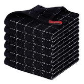 Homaxy dish cloths with absorbent terry structure for quick liquid pickup.