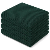 Homaxy waffle weave dish towels close-up showing texture and durability for everyday kitchen drying