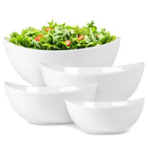 Home Beets white ceramic serving bowls 10oz ideal for salads and side dishes.