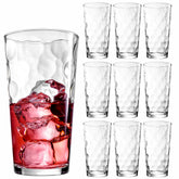 Home Essentials Beyond highball glasses with 17 oz capacity, ideal for cocktails and water.