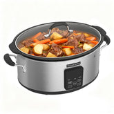 HOMECOOKIN 10-quart slow cooker front view ready for large meals.