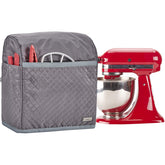 HOMEST quilted dust cover for stand mixers protects KitchenAid from dust
