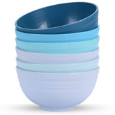 Homestockplus unbreakable soup bowls held by hands, showing durable family-friendly design.