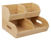 Homeware Express potato-onion-storage-bin-large with handles keeps produce organized on the counter.
