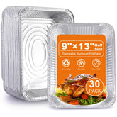 Homewarm aluminum foil pans 9x13, oven-ready tray for even baking and easy serving.