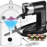 Homia Cocktail Smoker Kit universal setup enables ready-to-use flavor infusion for cocktails