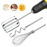 Homicozy whisk attachment for drills enables quick, airy batter mixing.
