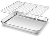 Homikit baking sheet 16x12 stainless steel for even roasting