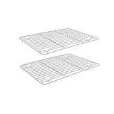 Homikit wire rack cooling cookies with even air circulation.
