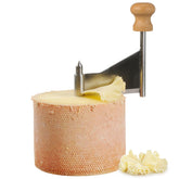 Homoyoyo Cheese Curler Wheel creates a rose flower for elegant plating.