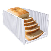 Honbuty bread slicer adjustable thickness for uniform homemade loaves.