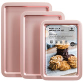 HongBAKE quarter baking sheet for even heating and versatile oven use.