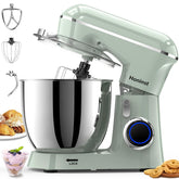 Honinst stand mixer with tilt head in green for easy ingredient access.