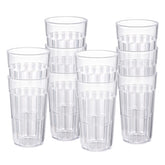 Honla 10 oz small drinking glasses in five colors, ideal for kids and family meals.