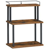 HOOBRO 3-tier kitchen organizer front view for easy access and storage
