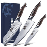 HOSHANHO 8-inch chef knife close-up for versatile kitchen prep