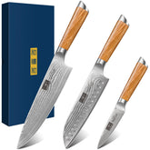 HOSHANHO 8-inch chef knife blade ready for precise slicing and prep