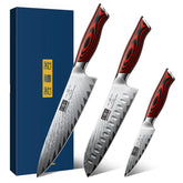 HOSHANHO Damascus 8-inch chef knife with ultra-sharp edge for precise slicing