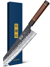HOSHANHO kiritsuke knife blade shows a precise edge for versatile mincing and slicing.