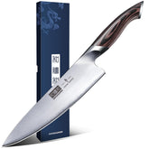 HOSHANHO kitchen knife blade with matte finish for stylish durability.