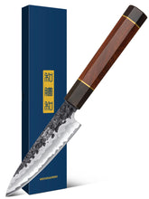 HOSHANHO paring knife 3.75 inch blade for precise peeling and fruit prep.