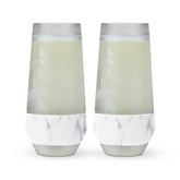 Host Champagne Freeze 9oz glasses, sleek stemless design for bubbly cooling.