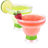 Host FREEZE stemless margarita glasses keep cocktails icy for hours