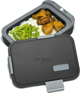 Hot Bento battery-powered lunch box in an office setting for quick reheating.