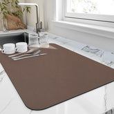 HotLive dish drying mat 18x24 absorbent, protects countertops and dries dishes quickly.