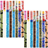 Hotop bamboo chopsticks 20-pairs with smooth surface for comfortable daily dining