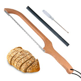 HOTTOR sourdough slicer with bowed body provides stable, even bread slices.