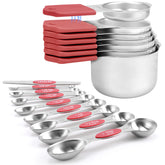 HOUJIP magnetic measuring cups stacked for space-saving storage
