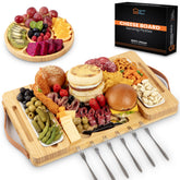 House Ur Home bamboo charcuterie board with magnetic trays for versatile serving