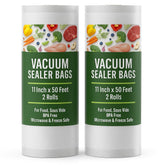 Houseables vacuum sealer bag with embossed pattern for maximum air removal and freshness.