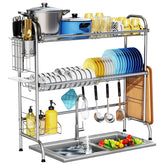 HOWDIA stainless steel rack closeup shows rugged finish and rust resistance.