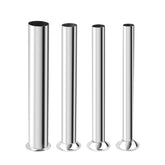 Hoypeyfiy stainless steel sausage tubes set with four sizes for versatile stuffing