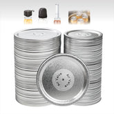 Hoyphvel regular-mouth lids with air valve for vacuum sealing efficiency