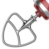 HOZODO stainless steel beater for KitchenAid tilt-head showing rugged build for thick batters