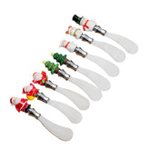 HPYNPES Santa design cheese spreader for festive cheese boards