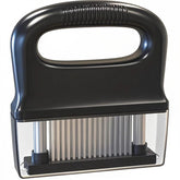HRZLITAY meat tenderizer 48 needles for deeper marinade penetration.
