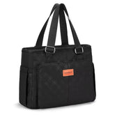 HSHRICH large insulated lunch bag in black keeps meals fresh during commute.