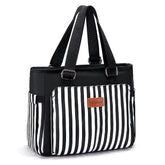 HSHRICH Large lunch bag with 6mm insulation keeps meals fresh during commutes.